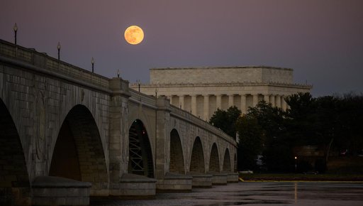 Full “Wolf” Moon Rise