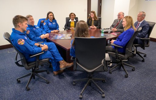 Expedition 71 Postflight Visit with NASA Senior Leadership