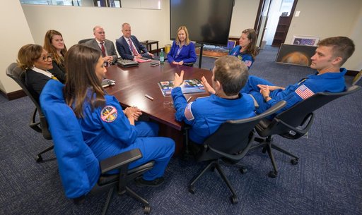 Expedition 71 Postflight Visit with NASA Senior Leadership