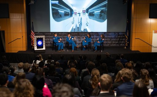 Expedition 71 Astronauts Speak with U.S. Senate Youth Program