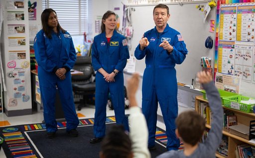 Expedition 71 Astronauts Visit Elsie Whitlow Stokes CFPCS