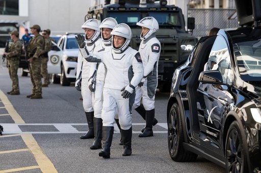 NASA’s SpaceX Crew-10 Crew Walkout