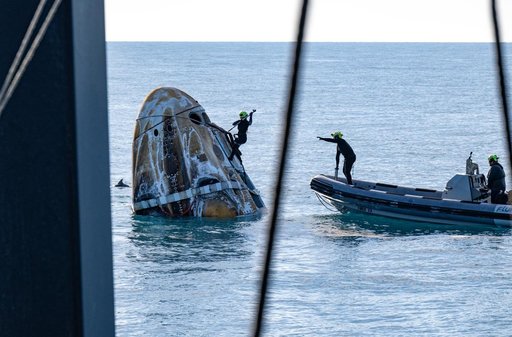 NASA’s SpaceX Crew-9 Splashdown