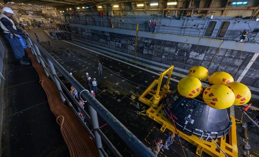 NASA Artemis Underway Recovery Test 12