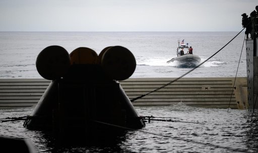 NASA Artemis Underway Recovery Test 12