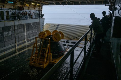 NASA Artemis Underway Recovery Test 12