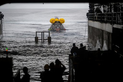 NASA Artemis Underway Recovery Test 12
