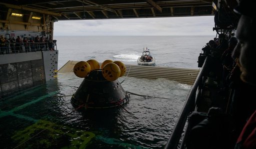 NASA Artemis Underway Recovery Test 12