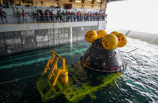 NASA Artemis Underway Recovery Test 12