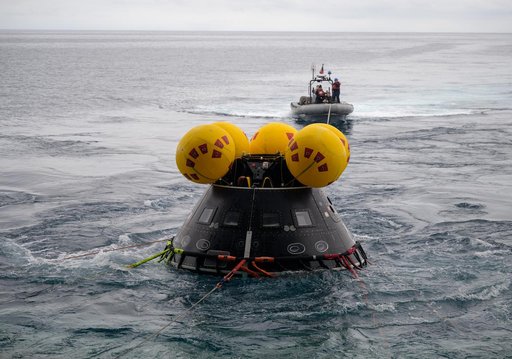 NASA Artemis Underway Recovery Test 12