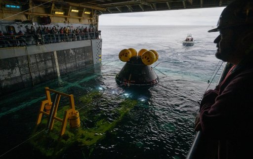 NASA Artemis Underway Recovery Test 12