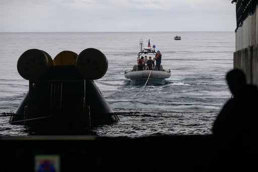NASA Artemis Underway Recovery Test 12