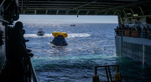 NASA Artemis Underway Recovery Test 12