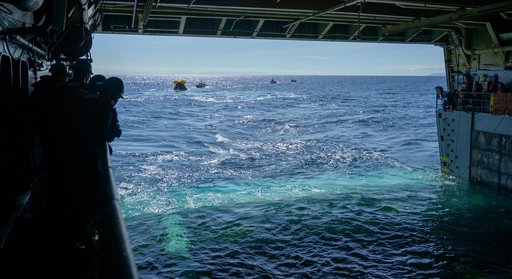 NASA Artemis Underway Recovery Test 12