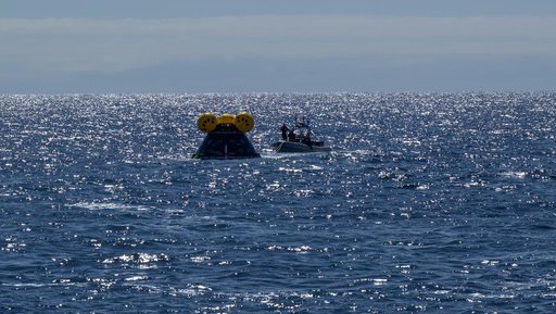 NASA Artemis Underway Recovery Test 12