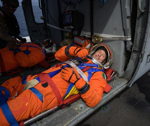NASA Artemis Underway Recovery Test 12