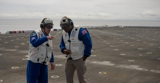 NASA Artemis Underway Recovery Test 12