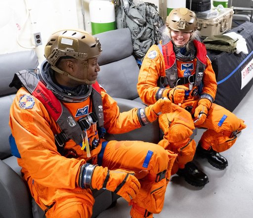 NASA Artemis Undreway Recovery Test 12