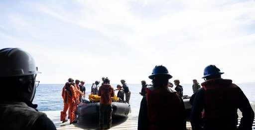 NASA Artemis Undreway Recovery Test 12