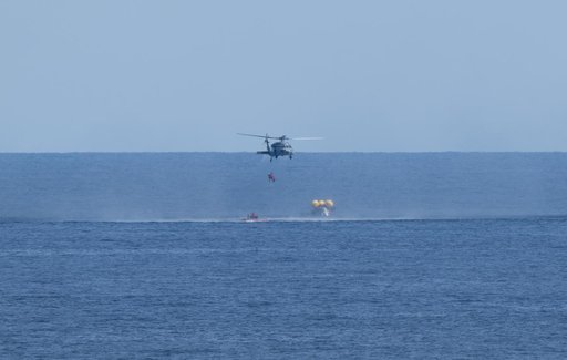 NASA Artemis Undreway Recovery Test 12