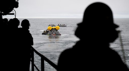 NASA Artemis Underway Recovery Test 12