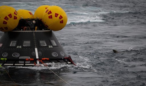 NASA Artemis Underway Recovery Test 12