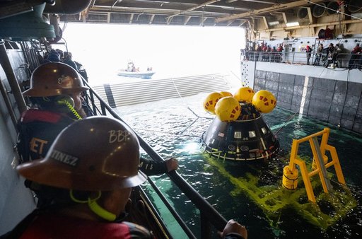 NASA Artemis Underway Recovery Test 12