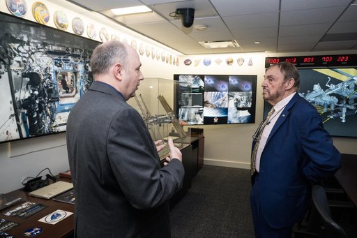 John Rhys-Davies at NASA Headquarters