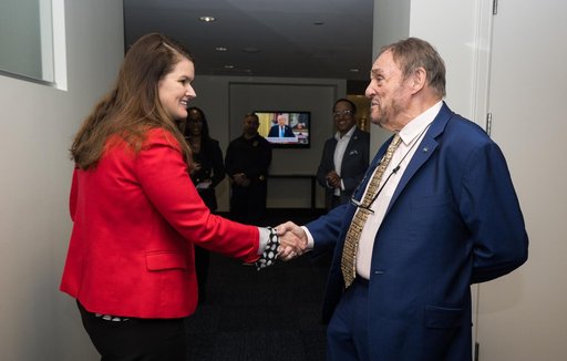 John Rhys-Davies at NASA Headquarters
