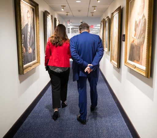 John Rhys-Davies at NASA Headquarters