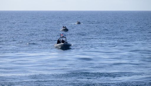 NASA Artemis Underway Recovery Test 12