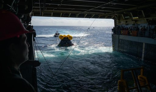 NASA Artemis Underway Recovery Test 12