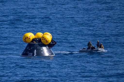 NASA Artemis Underway Recovery Test 12