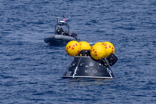 NASA Artemis Underway Recovery Test 12