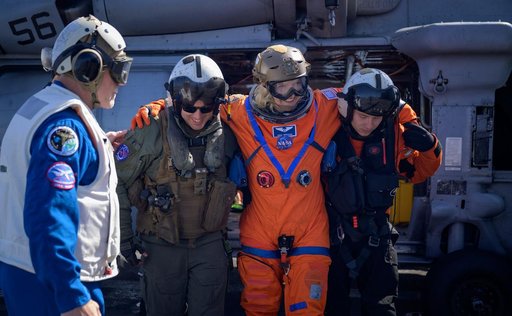 NASA Artemis Underway Recovery Test 12