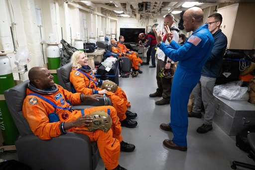 NASA Artemis Underway Recovery Test 12
