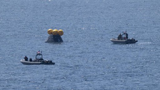 NASA Artemis Underway Recovery Test 12