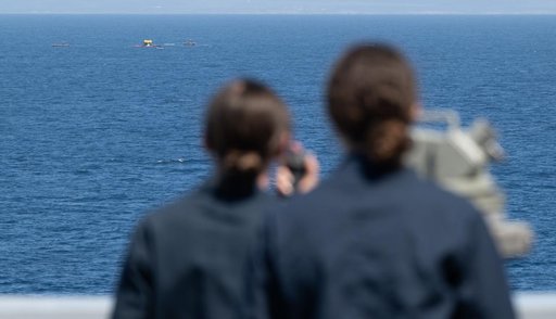 NASA Artemis Underway Recovery Test 12