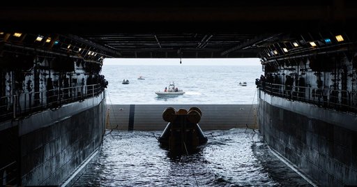 NASA Artemis Undreway Recovery Test 12