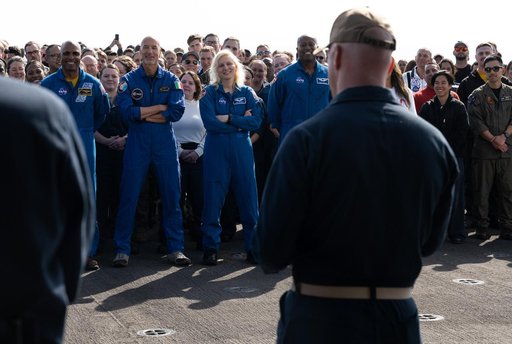 NASA Artemis Undreway Recovery Test 12