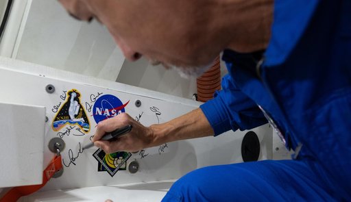 NASA Artemis Undreway Recovery Test 12