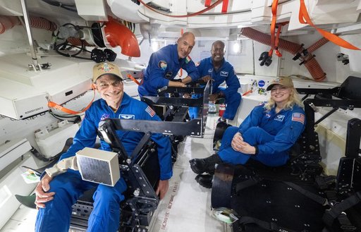 NASA Artemis Undreway Recovery Test 12