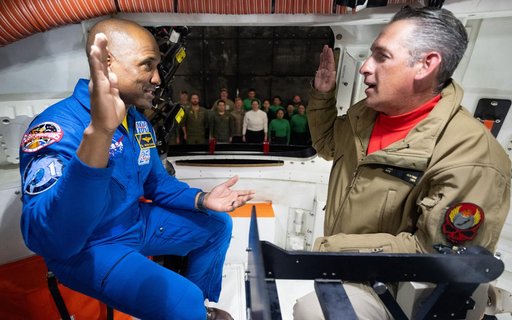 NASA Artemis Undreway Recovery Test 12