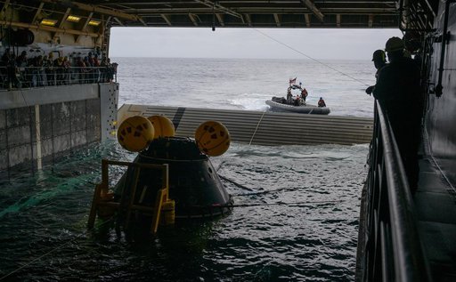 NASA Artemis Underway Recovery Test 12