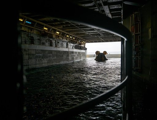 NASA Artemis Underway Recovery Test 12