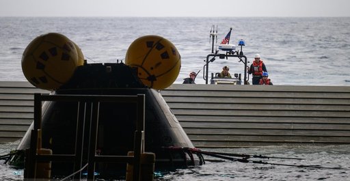 NASA Artemis Underway Recovery Test 12