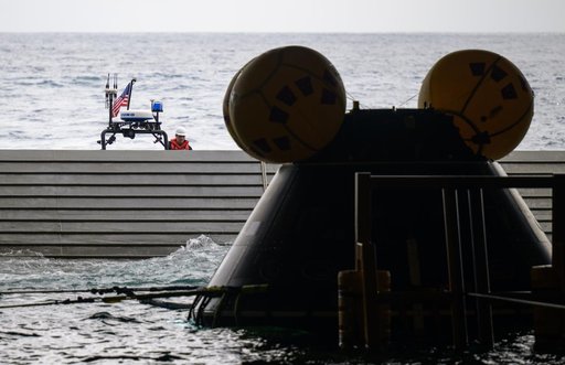 NASA Artemis Underway Recovery Test 12