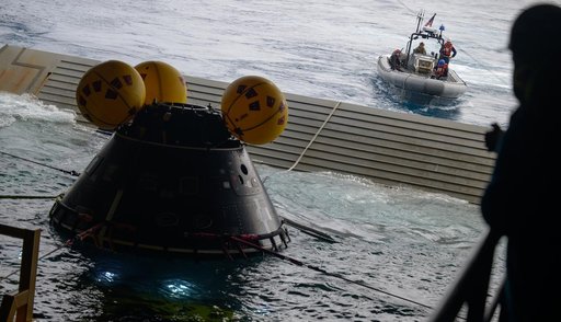 NASA Artemis Underway Recovery Test 12