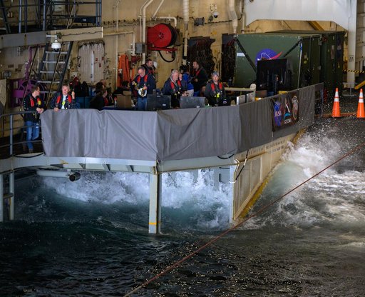 NASA Artemis Underway Recovery Test 12