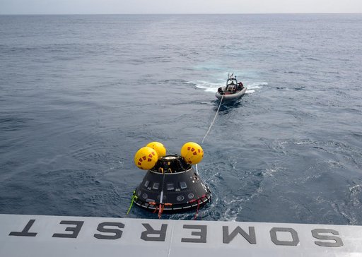NASA Artemis Underway Recovery Test 12